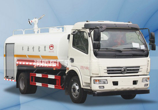 消防灑水車圖片大全_7噸十堰東風多利卡消防灑水車價格2