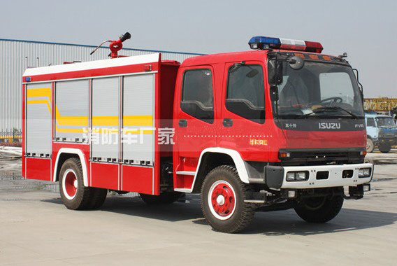 6噸五十鈴FVR泡沫消防車價格4