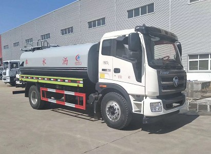 12方灑水車尺寸_福田瑞沃12噸綠化灑水車廠家價格3