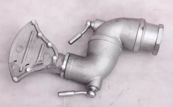 灑水車萬向活動三彎前沖加鴨嘴_灑水車配件4