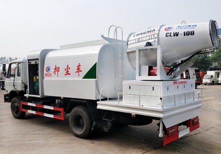 多功能抑塵車工作原理_10方東風老款153底盤多功能抑塵車廠家價格4