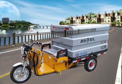 電動三輪高壓清洗車圖片 電動三輪高壓清洗車圖片