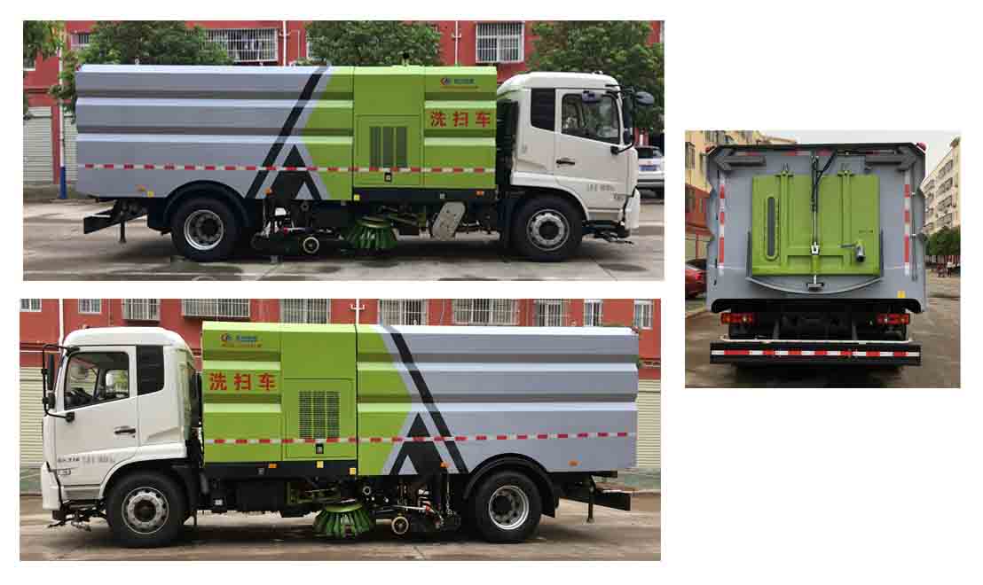 國六東風天錦道路洗掃車圖片 國六東風天錦道路洗掃車圖片