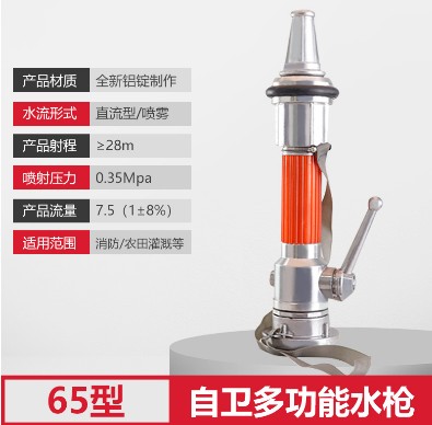 消防水槍頭_多功能直流水槍頭_農(nóng)用水帶噴頭-消防車配件4