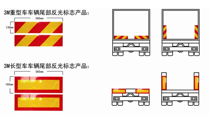 車輛尾部標志板 車輛尾部標志板