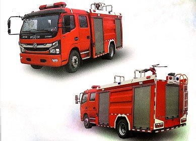 東風多利卡水罐/泡沫消防車(罐體容積5000L) 東風多利卡水罐/泡沫消防車(罐體容積5000L)