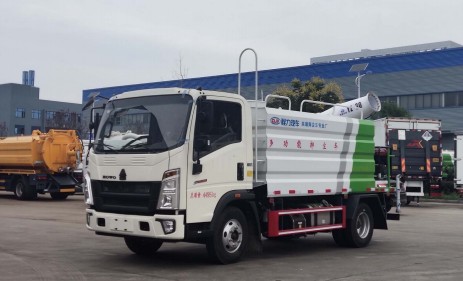 重汽豪沃7方藍(lán)牌灑水車整車圖片 重汽豪沃7方藍(lán)牌灑水車整車圖片